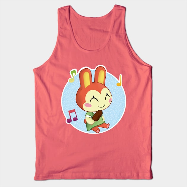 Bunnie with her ice cream Tank Top by ClausDraws